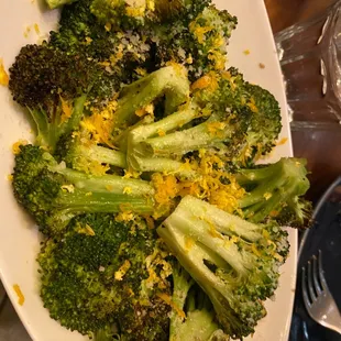 Wood fired broccoli