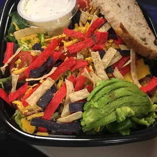 A small Southwest salad. It&apos;s delicious!