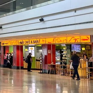 the interior of a restaurant