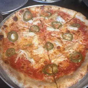 Chicken Jalapeños pizza