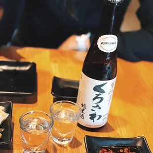 Kurosawa Junmai Kimoto (300 ml.).