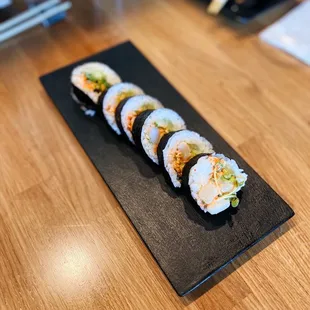 Spicy Scallop Cut Roll (instagram @fanaticdiner)