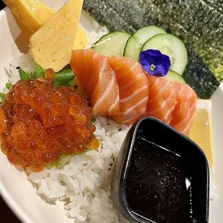 Salmon Ikura Donburi