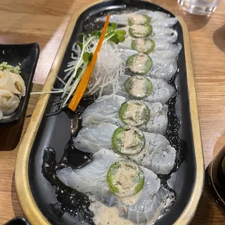 Halibut Carpaccio Sashimi