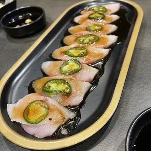 Yellowtail w/ jalapeños