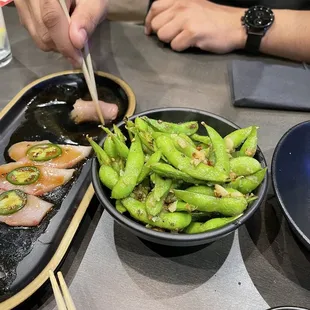 Garlic Edamame