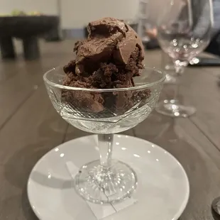 Brownie ice cream