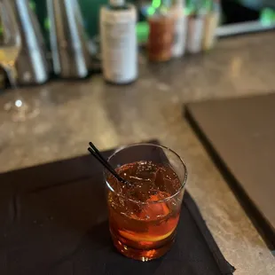 Smoked Old fashioned