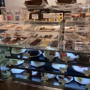a variety of desserts