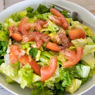 Our salad comes with our vegan home made red wine mustard vinaigrette!