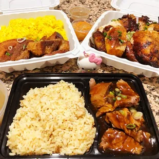 Beef Pares, 1 Whole Chicken, Crispy Pork Belly