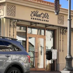 a car parked in front