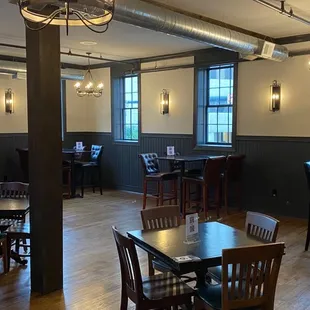 Upstairs seating