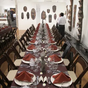 Table Settings at Etherton Gallery.