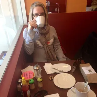 Latte hit the spot on this cool autumn morning