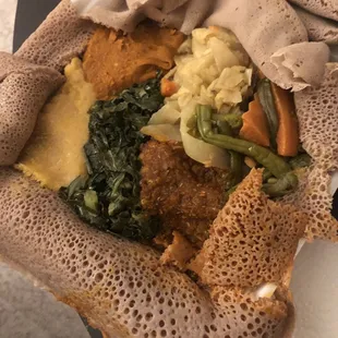 18. Ethiopian Veggie Combo for 1 Person ($16.99 via Doordash, December 2021)