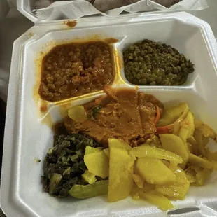 Veggie combo plate