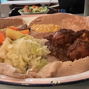 First time here. Doro Wot and tibs