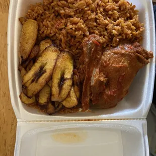 Jollof Rice and Chicken
