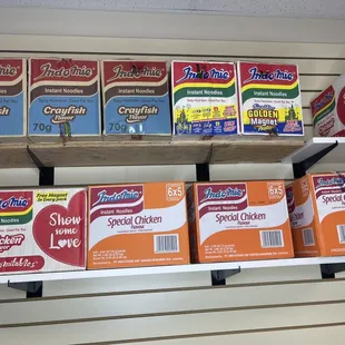 a variety of food items