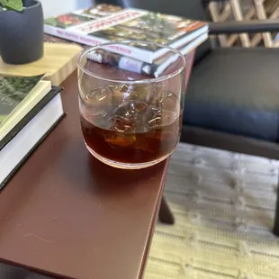 Smoke old fashion cold brew
