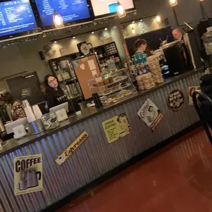 Coffee shop IN an area where you can listen to the sermon in another building