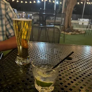 Thursday drinks Tito&apos;s soda extra lime