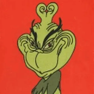 a close up of a cartoon character