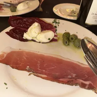 Buffalo mozzarella app. We ate 2/3 of it before I took this pic. So good!!