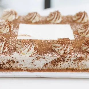 a piece of cake on a plate