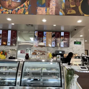 the interior of a restaurant