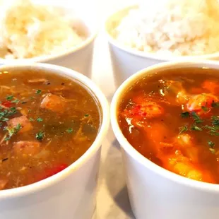 Gumbo and etouffee