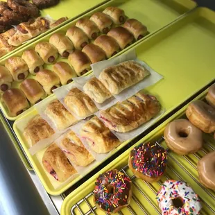 a variety of baked goods