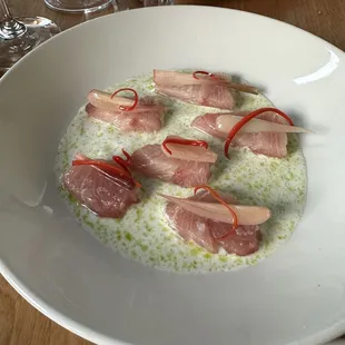 Hamachi Crudo