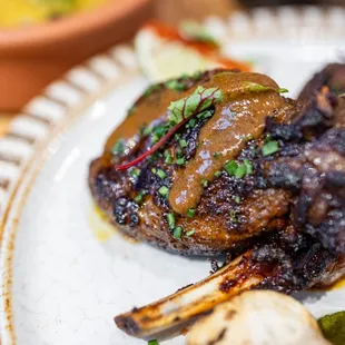 Ghee Roasted Superior Farms Lamb Chops ($54)