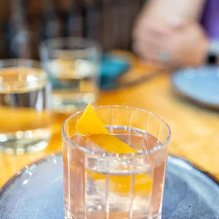 Kokam and Smoke ($18) Kokam Sweet Water, Union Mezcal, Citric Acid, Orange