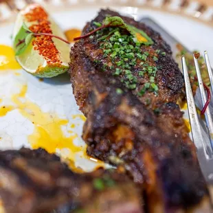 Ghee Roasted Superior Farms Lamb Chops ($54)