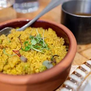 Quinoa that comes w/ Ghee Roasted Superior Farms Lamb Chops ($54)