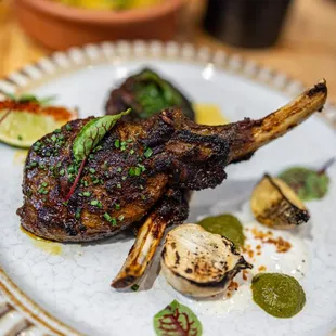 Ghee Roasted Superior Farms Lamb Chops ($54)