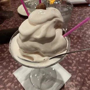 Pink squirrel- alcoholic ice cream VERY good