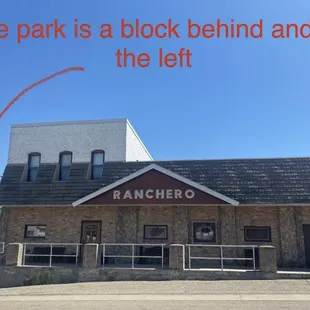 Here's the restaurant.  Walk it off after eating.  Rural MN walk to the park behind