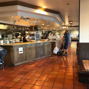 Ettore's bakery - open at 7am Monday - Saturday Also have orders to go