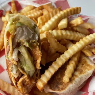 Fish wrap combo (whiting)