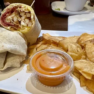 Corned Beef Smash Wrap