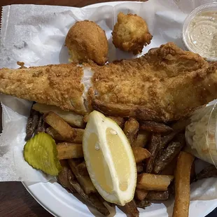 fish and chips, seafood, fish, food