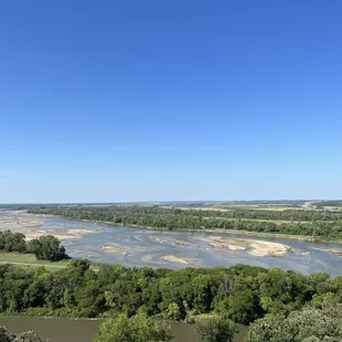 View on top of observation tower