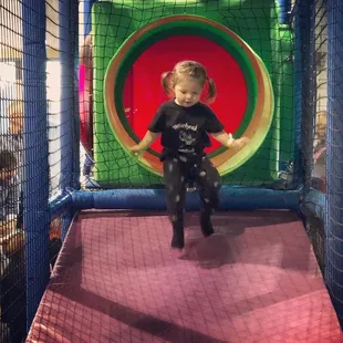 What&apos;s nice about this play area is they let adults walk through it with the littles