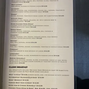 Menus