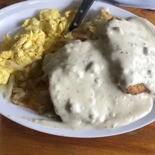 Chicken Fried Steak &amp; Two Eggs