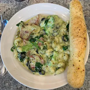 Eugenia's Pasta Bar where you get to choose which pasta, sauce, &amp; add ins you want! Then watch as the pasta chefs cook it before you!